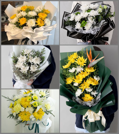 河南南阳邓州市陶营乡肖坡村白事花束代送